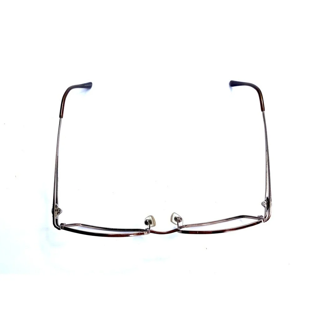 Versace Gold Rectangular Medusa Glasses Studded Temple MOD 1114B 54 18 130